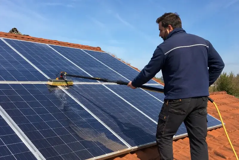 Nettoyage et entretien de panneaux solaires à Ceilhes-et-Rocozels
